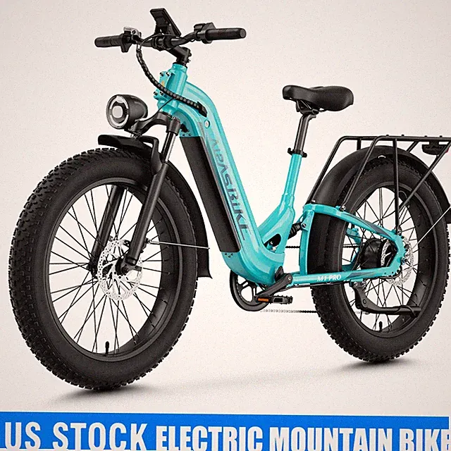 1800W Power Electric Bike 36MPH 85Miles Electric Moped Style Bike 48V 17.5AH