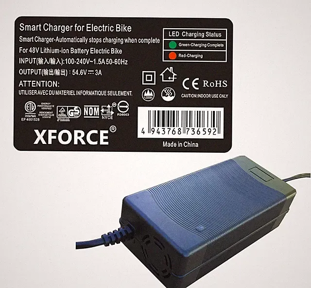 3 Amp Smart Charger for LECTRIC EXPERIENCE Folding Electric Bike