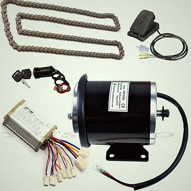 36V 800W DC Brush Motor Kit for Moped Trike E Bike Golf Cart Go Kart Bicycle ATV