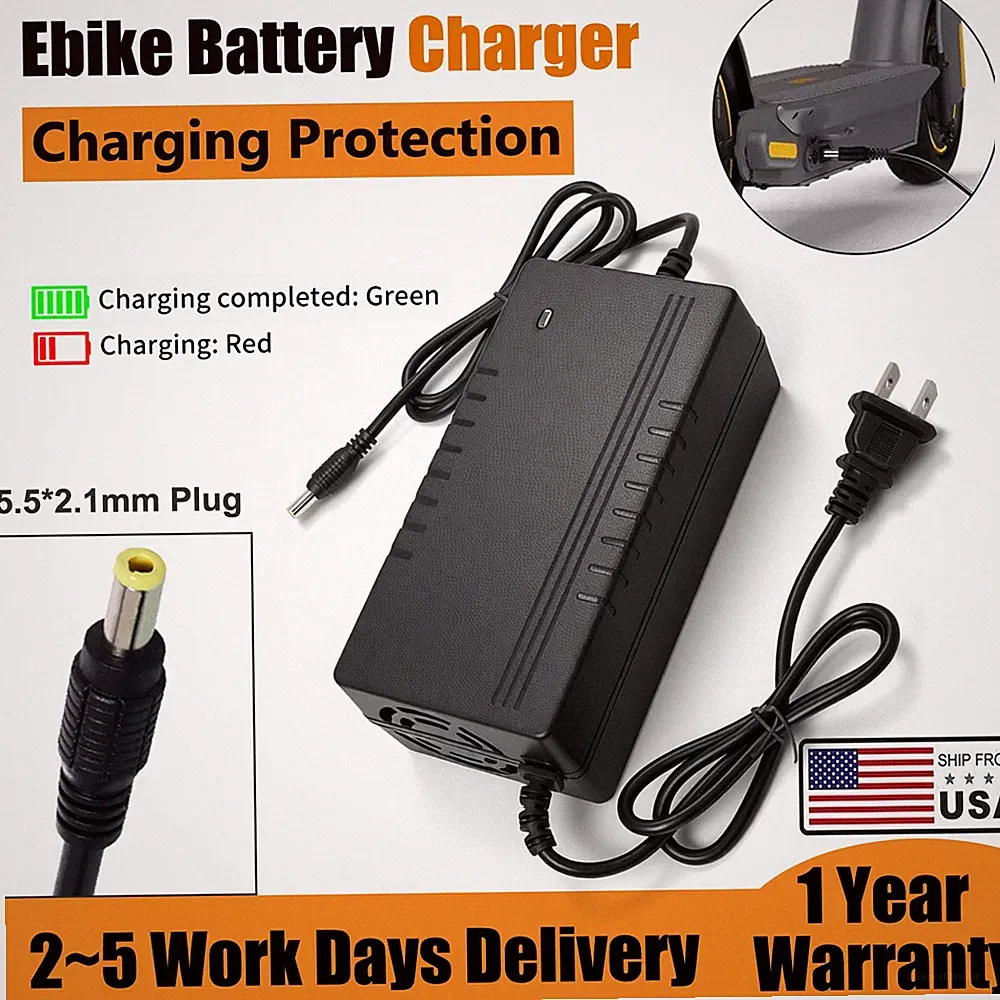 42V 2A Ebike Battery Charger f o 36V Lithium Battery Electric Bicycle Charger
