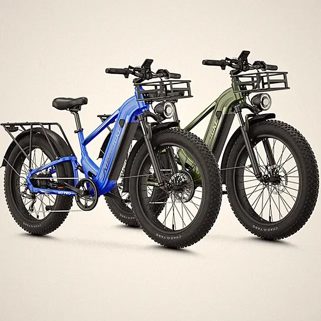 Aipas 26" Fat Tire M2 PRO Xterrain Electric Bike 1800W 48V 17.5Ah Mountain Bike