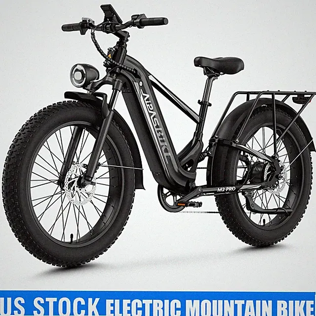 Aipas Electric Bike 1800W 36mph 48V 17.5Ah 26" Fat Tire Ebike for Adults