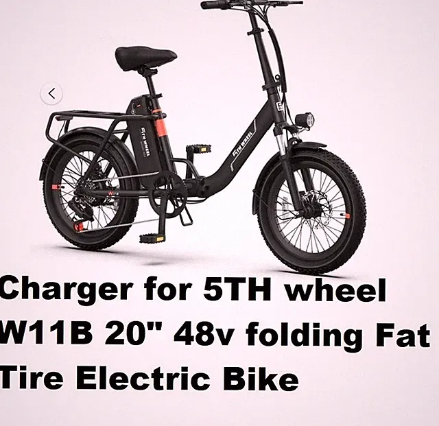 🔥battery Charger for 5TH wheel w11b 48v 500w folding fat tire electric bike