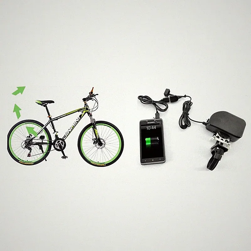 Bicycle Bike Chain Mobile Phone Charger Power Generator to USB - Dynamo 2025 NEW