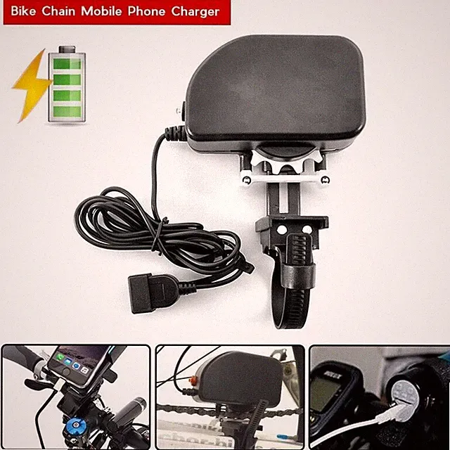 Bicycle Chain Usb Dynamo Charger 1000mah Cell Phone Gps Charger Battery Charger