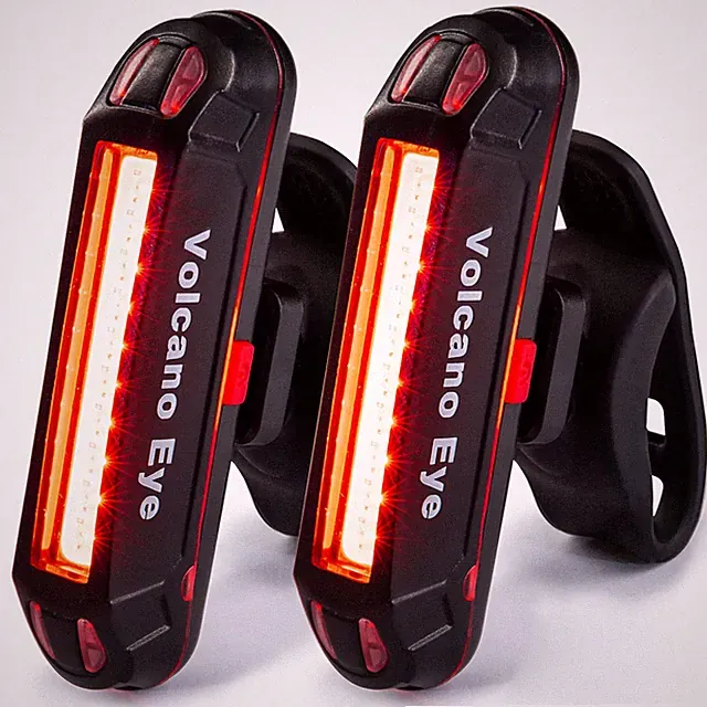 Bike Tail Light (2 Packs), USB Rechargeable Bicycle Rear Light, Ultra Bright...
