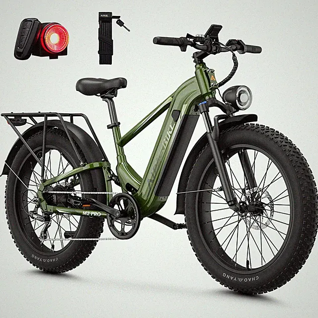 Electric Bikes for Adults 1800W 36MPH 85Mile 26" Fat Tire Fast Mountain Bicycle