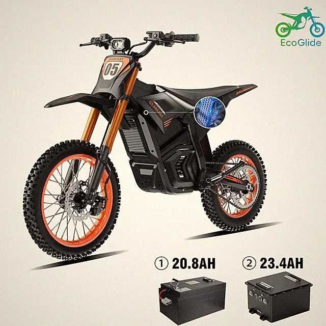 Electric Dirt Bike 3500W Peak 40MPH 48V 23.4AH Off-Road E-Moto for Adults Teens