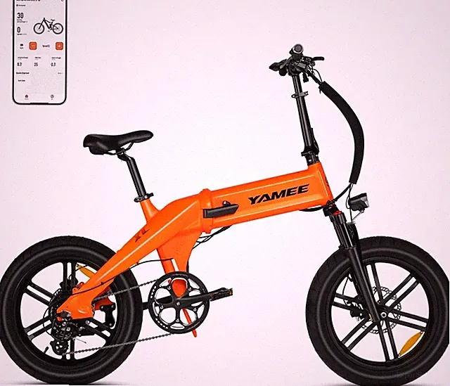 Folding Electric Bicycle 1500W Peak 20inch 4.0 Fat Tire City e-bike 15Ah Battery