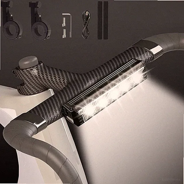 High Powerful Rechargeable & Waterproof LED Bicycle Front Light for Night Riding