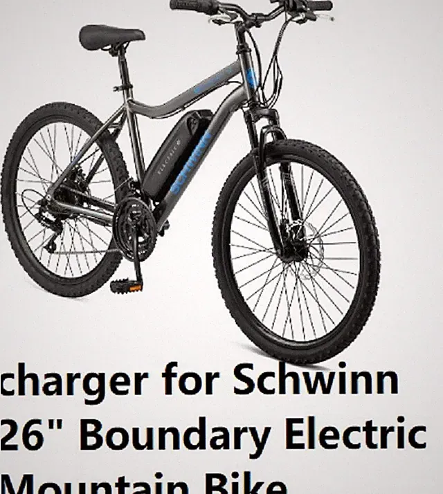 🔥Li-ion Lithium Battery Charger for Schwinn 26" Boundary Electric Mountain Bike