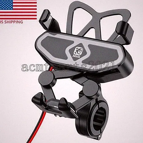Motorcycle Bike Cell Phone Holder with USB Charger for Harley-Davidson Touring