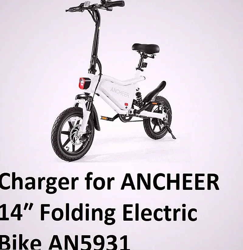 🔥New Battery Charger For ANCHEER 14″ Folding Electric Bike 500W