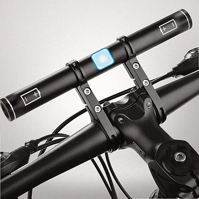 Rechargeable Handlebar Extender 7.8in with 4000mAh Bike Phone Charger and Mount