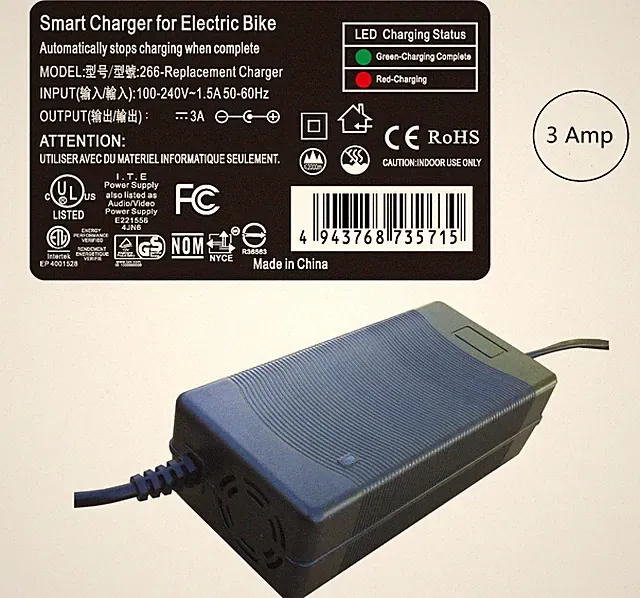 Smart Charger for 29 inch Hyper HYP-E29-210 Electric Mountain Bike 36V