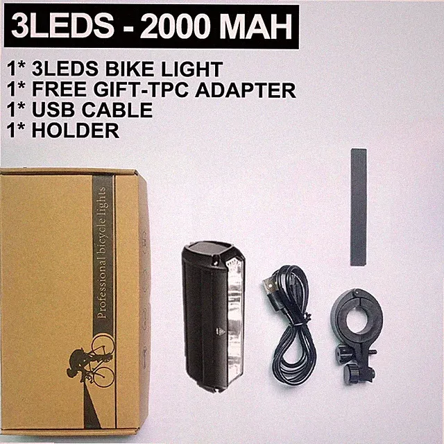 TouCloud Bicycle Light 10000mAh Power Bank 6000LM Waterproof USB MTB Front Lamp